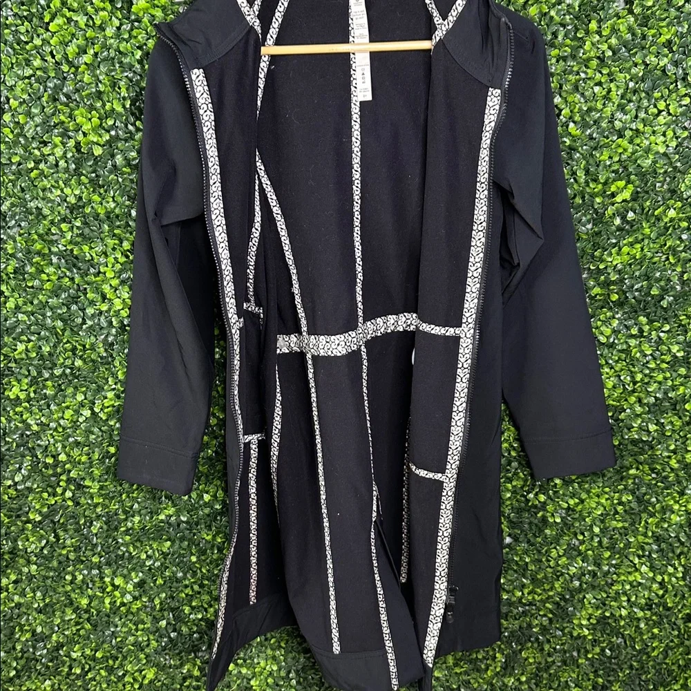 Lululemon Athletica Black Hooded trench Jacket‎